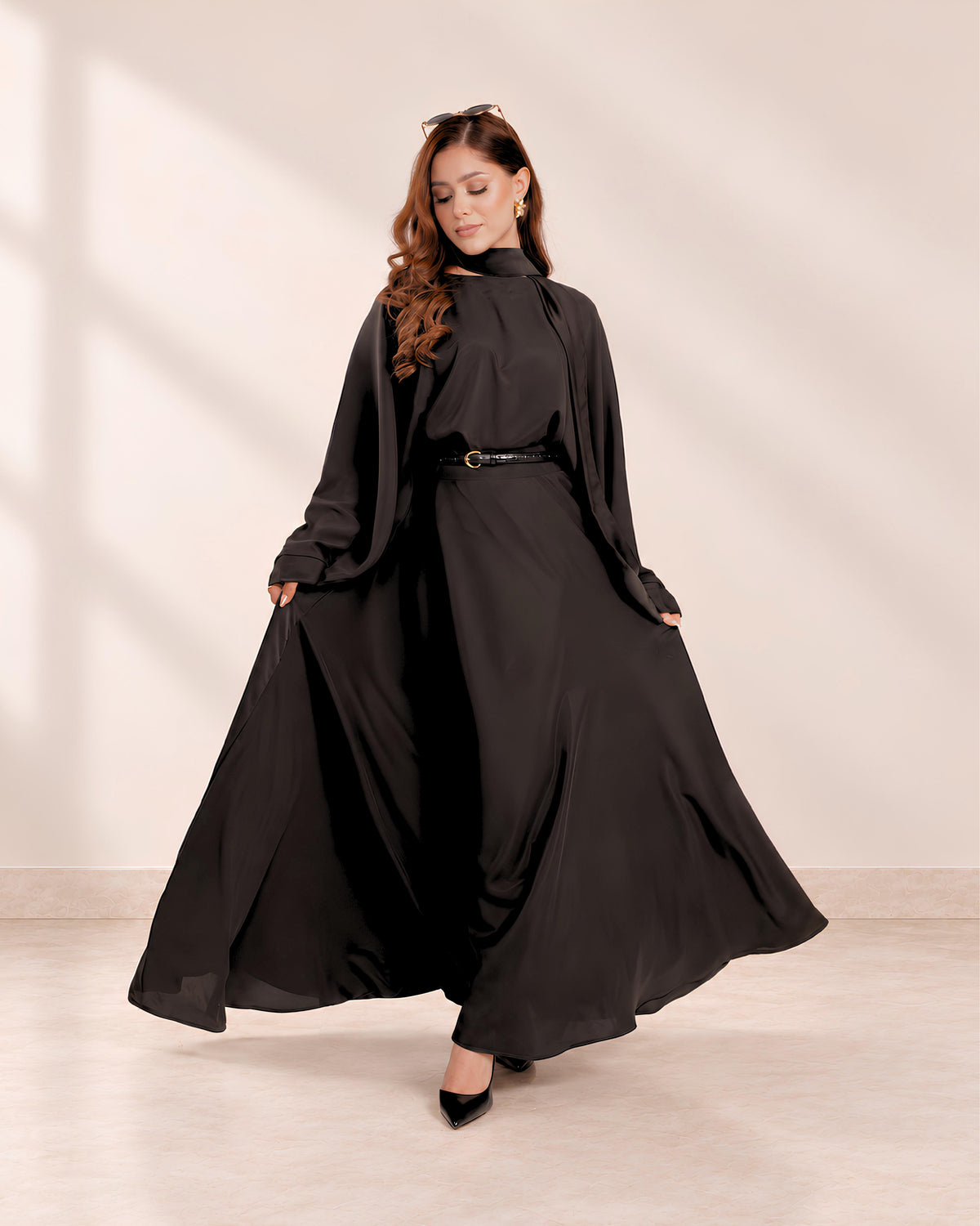 The Midnight Drape Set