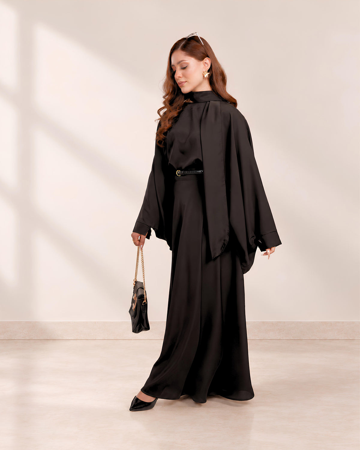 The Midnight Drape Set